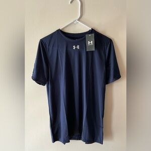 Under Armour Boy’s Midnight Navy Short Sleeve Locker Tee 2.0   YXL   NWT
